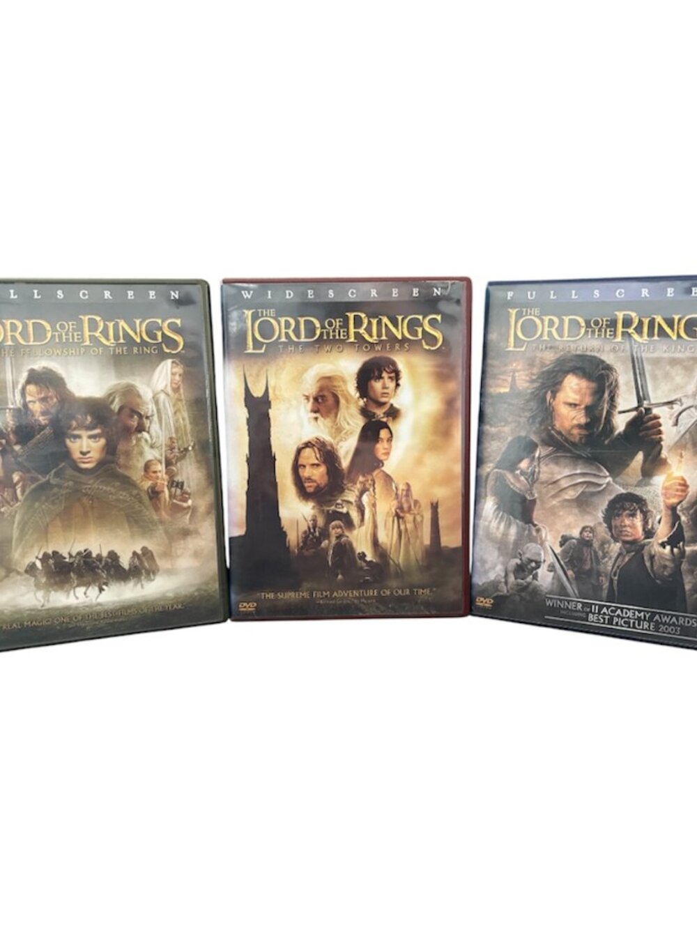 Lord Of The Rings Trilogy 3 Movie DVD SET